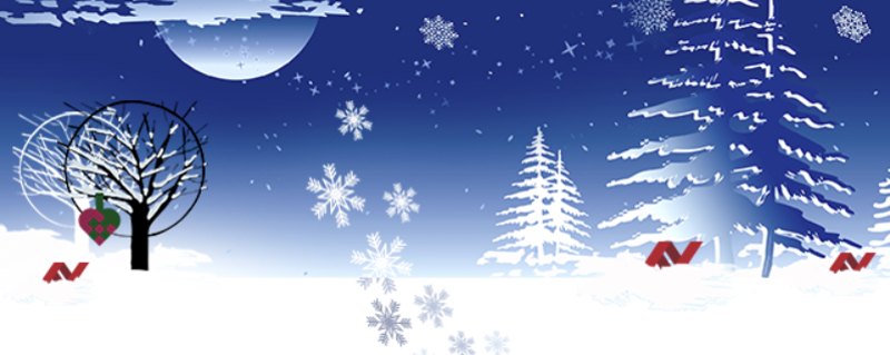 Vinterbanner fra invitationen til julekalenderen